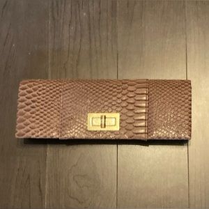 Snakeskin Clutch
